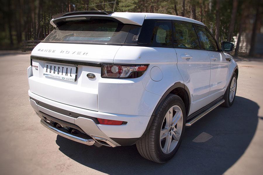 Защита заднего бампера d57 для Land Rover Evoque Dynamic 2011, Slitkoff REDZ-000665