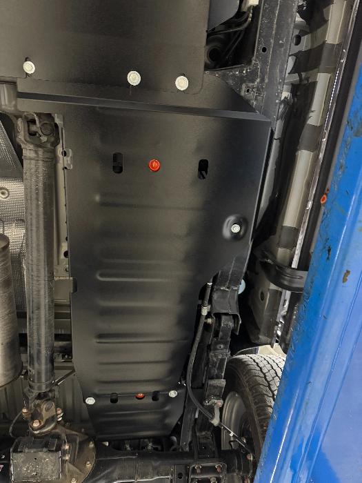 Mitsubishi L200 6G 2023- V-2,4D AT GLS защита топливного бака, ALFeco, алюминий, 4 мм, арт. ALF1459al