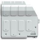 Защита КПП Rival для Mercedes-Benz V-klasse II АКПП RWD 2014-2019 2019-н.в., штампованная, алюминий 4 мм, с крепежом, 333.3939.1