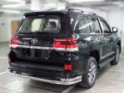 Защита заднего бампера "волна" d-76+53 для автомобиля Toyota Land Cruiser 200 EXECUTIVE LOUNGE 2018-наст.вр., Технотек, арт. LCN18_10EXL