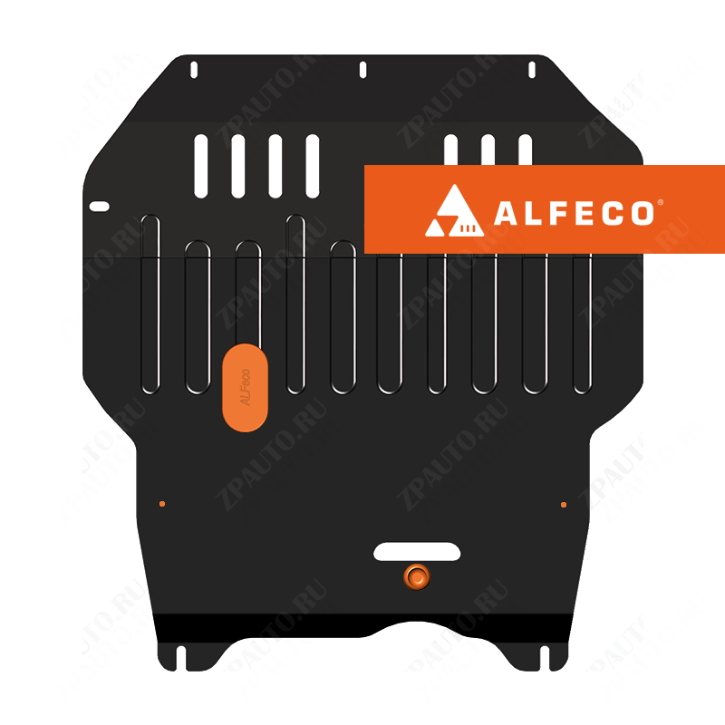 Защита  картера и КПП Skoda Octavia (A4)(Tour) facelift 2001-2011 V-all , ALFeco, сталь 2мм, арт. ALF2005st