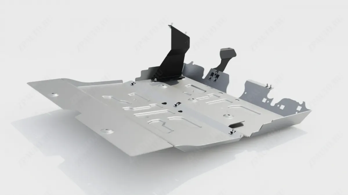Защита электрического мотора (передняя) для VOYAH Free EVR  Long Range гибрид 2024 - V-39kW+1,5 AT FullWD;, Sheriff, алюминий AL 3 мм, арт. 60.6410