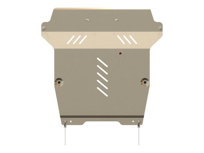 Алюминиевая защита картера и КПП на Suzuki SX 4, алюминий 5 мм, Sheriff (Шериф) 23.1336