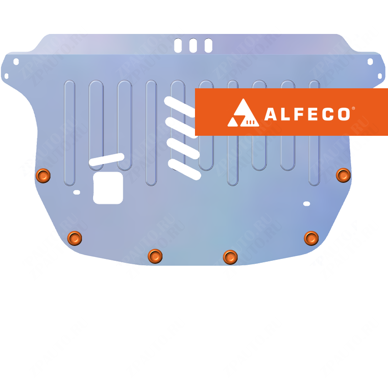 Защита  картера и КПП Honda Civic VIII (sedan) 2005-2011 V-all , ALFeco, алюминий 4мм, арт. ALF0904al