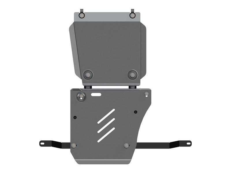 Защита КПП и РК для JEEP Grand  Cherokee SRT  2013 -, V-6,4 АТ, Sheriff, алюминий 5 мм, арт. 04.1942