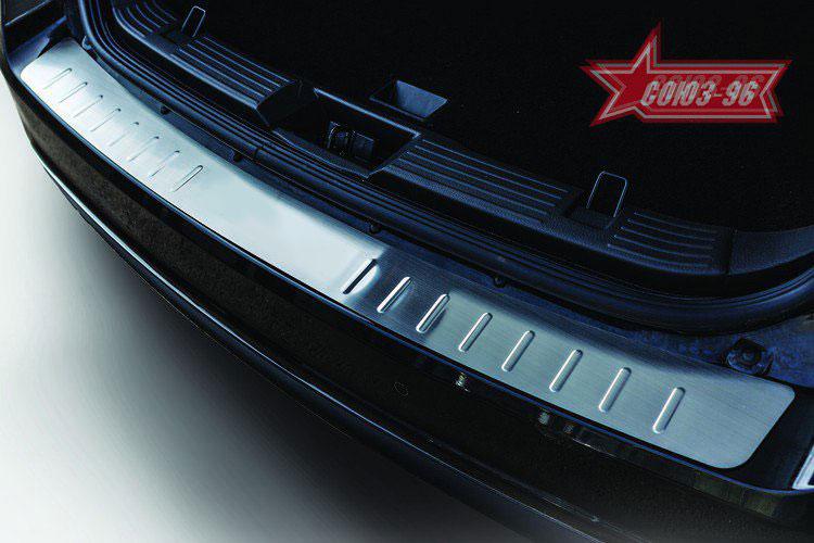 Накладка на задний бампер штампованная без логотипа для Ford Edge 2014, Союз-96 FEDG.36.3955