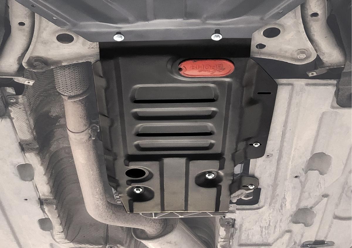 Защита КПП и РК АвтоБроня для BMW X4 F26 (V - 3.0D) (xDrive30d) 2014-2018, штампованная, сталь 1.8 мм, с крепежом, 111.00507.1