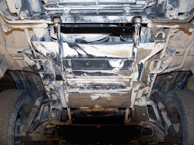 Защита картера и КПП для SSANG  YONG Istana  1995 - 2003, V-2.9, Sheriff, сталь 2,0 мм, арт. 29.0720