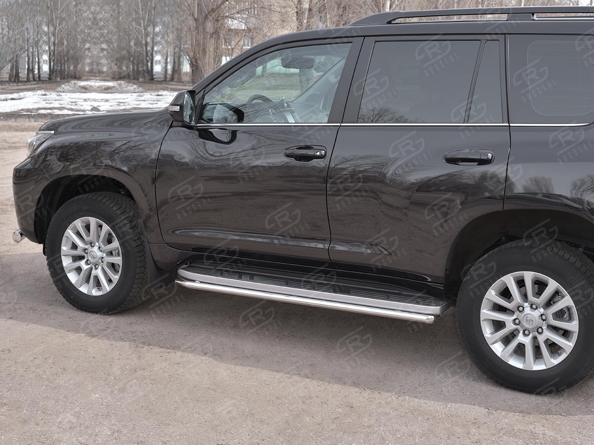Защита порогов d42 LCPT-002866 для автомобиля TOYOTA LC PRADO 150 2017-, Slitkoff