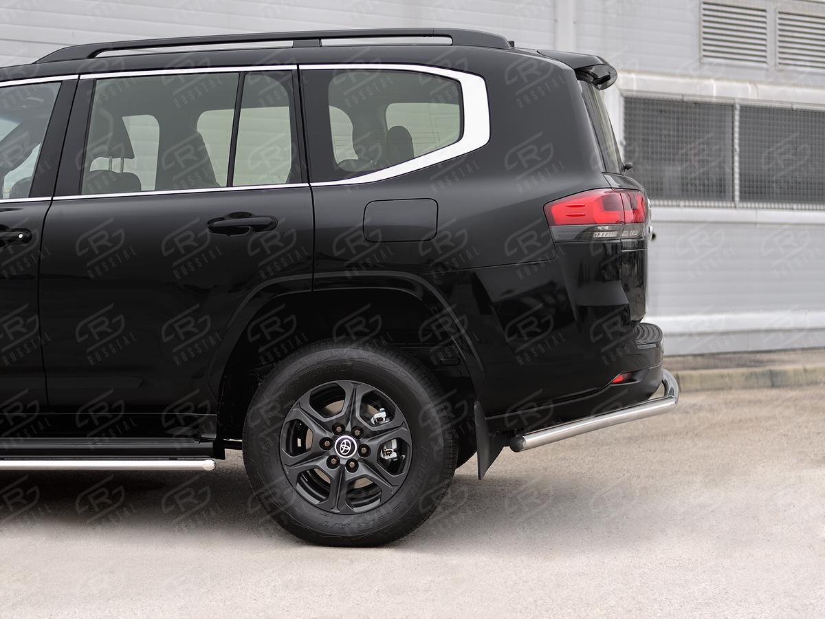 TOYOTA LAND CRUISER 300 2021 - Защита заднего бампера d57 секции TLCZ-003790