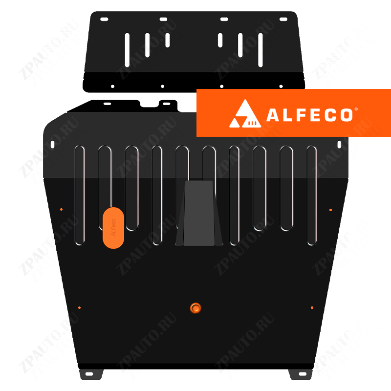 Защита  картера и КПП  Toyota Harrier(XU10) 1997-2003 V-3,0 , ALFeco, сталь 2мм, арт. ALF24150st