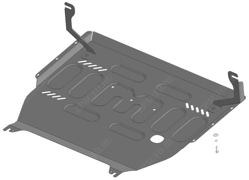 Защита стальная Мотодор (Двигатель, Коробка переключения передач), 2 мм,  для Geely Tugella  2020- арт. 74205