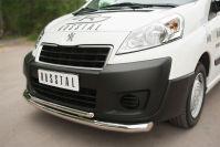 Защита переднего бампера d57/d42 для Peugeot Expert 2014, Slitkoff PEXZ-002118