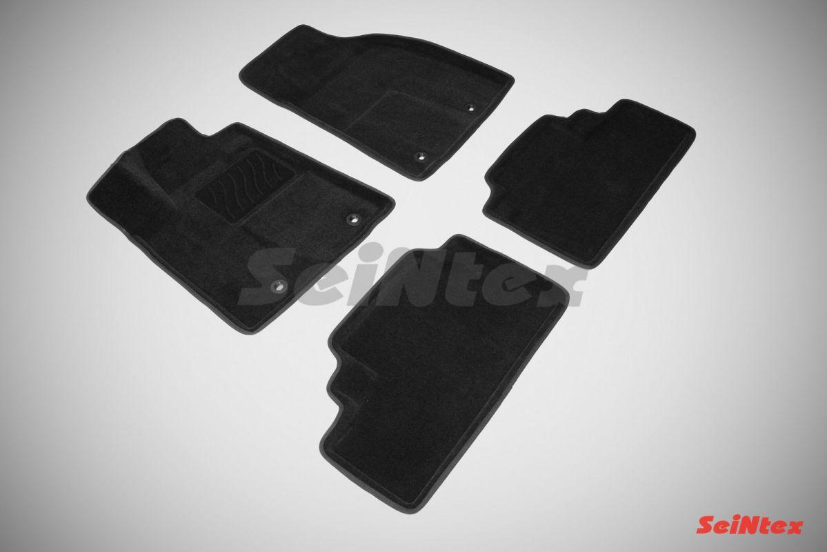 Ковры салонные 3D черные для Lexus RX III 2009-2015, Seintex 81961