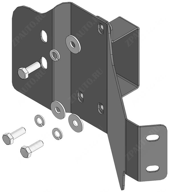 Защита на Грузовые Motodor (Радиатор Кондиционера), 2 мм,  Kamaz Компас 5  2023- арт. 27725