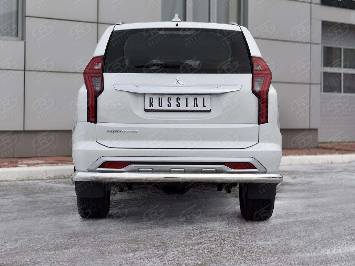 MITSUBISHI PAJERO SPORT 2021- Защита заднего бампера d76 секции MPJSZ-003659