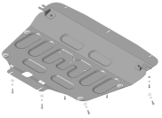Защита стальная Мотодор (Двигатель, Коробка переключения передач), 2 мм,  для Omoda C5  2022- арт. 79006