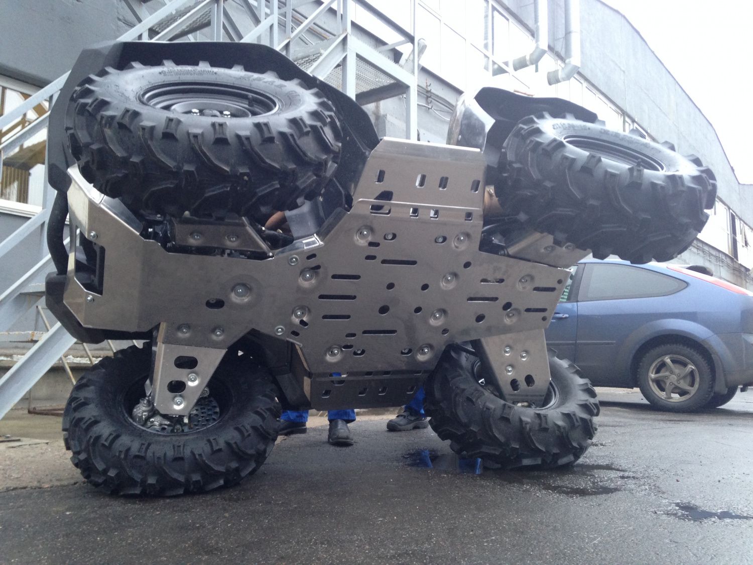 Полный комплект защиты для YAMAHA Grizzly 700 2016 -, алюминий 4 мм, STORM, арт. 3900