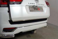 Накладка на заднюю дверь (лист шлифованный) для автомобиля Toyota Land Cruiser 300 (70TH ANNIVERSARY) 2021- арт. TOYLC30021-02