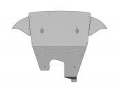 49.06ABC Защита картера ДВС и КПП Voyan Dream, гибрид, V-1.5, 4WD (2021-) (Алюминий 4 мм)