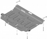Защита стальная Мотодор (Двигатель, Коробка переключения передач), 2 мм,  Honda Civic VIII   2005-2012 арт. 70815