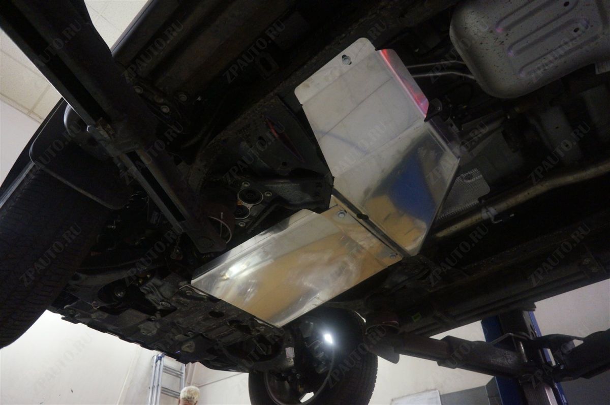 04.18ABC ЗАЩИТА АКПП+РК CHEVROLET TRAIL BLAZER V-2.8TD, (2012-2016) 2 Ч. (АЛЮМИНИЙ 4 ММ)