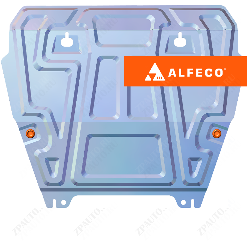 Защита  картера и КПП Nissan X-Trail (T31) 2007-2015 V-all , ALFeco, алюминий 4мм, арт. ALF1514al