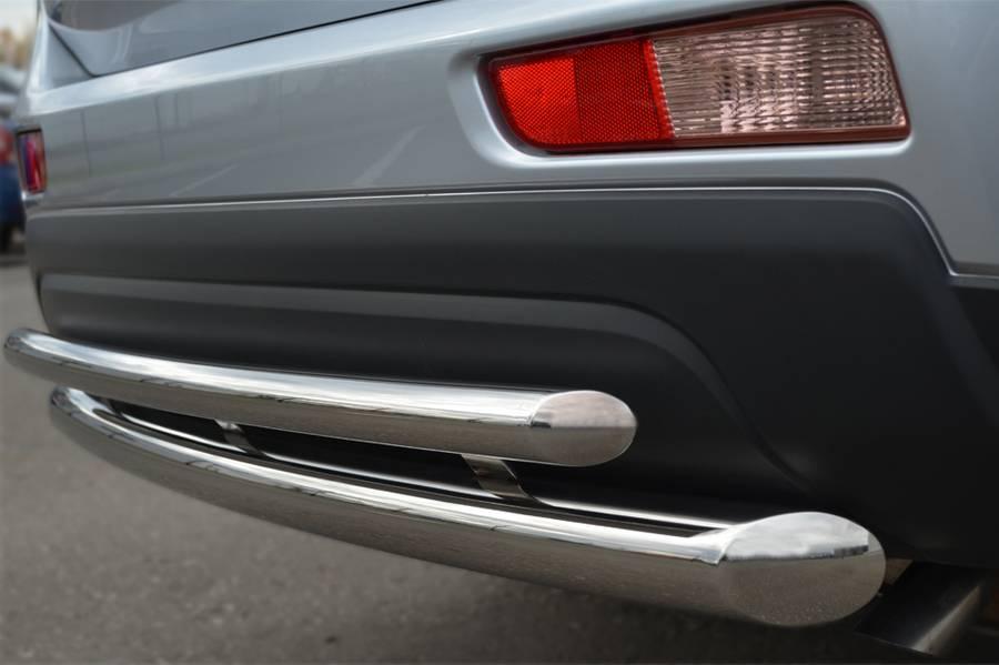 Защита заднего бампера d57/42 для Mitsubishi Outlander 2012, Slitkoff MRZ-001057