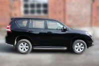 Защита порогов D 50,8 для Toyota Land Cruiser Prado(Тойота Ленд Крузер Прадо), ALFeco арт. LC150-14.05