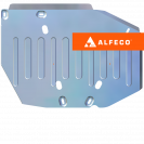 Jetour X70  2024- V-1,5  6DCT защита топливного бака и адсорбера, ALFeco, алюминий, 4 мм, арт. ALF7003al-3