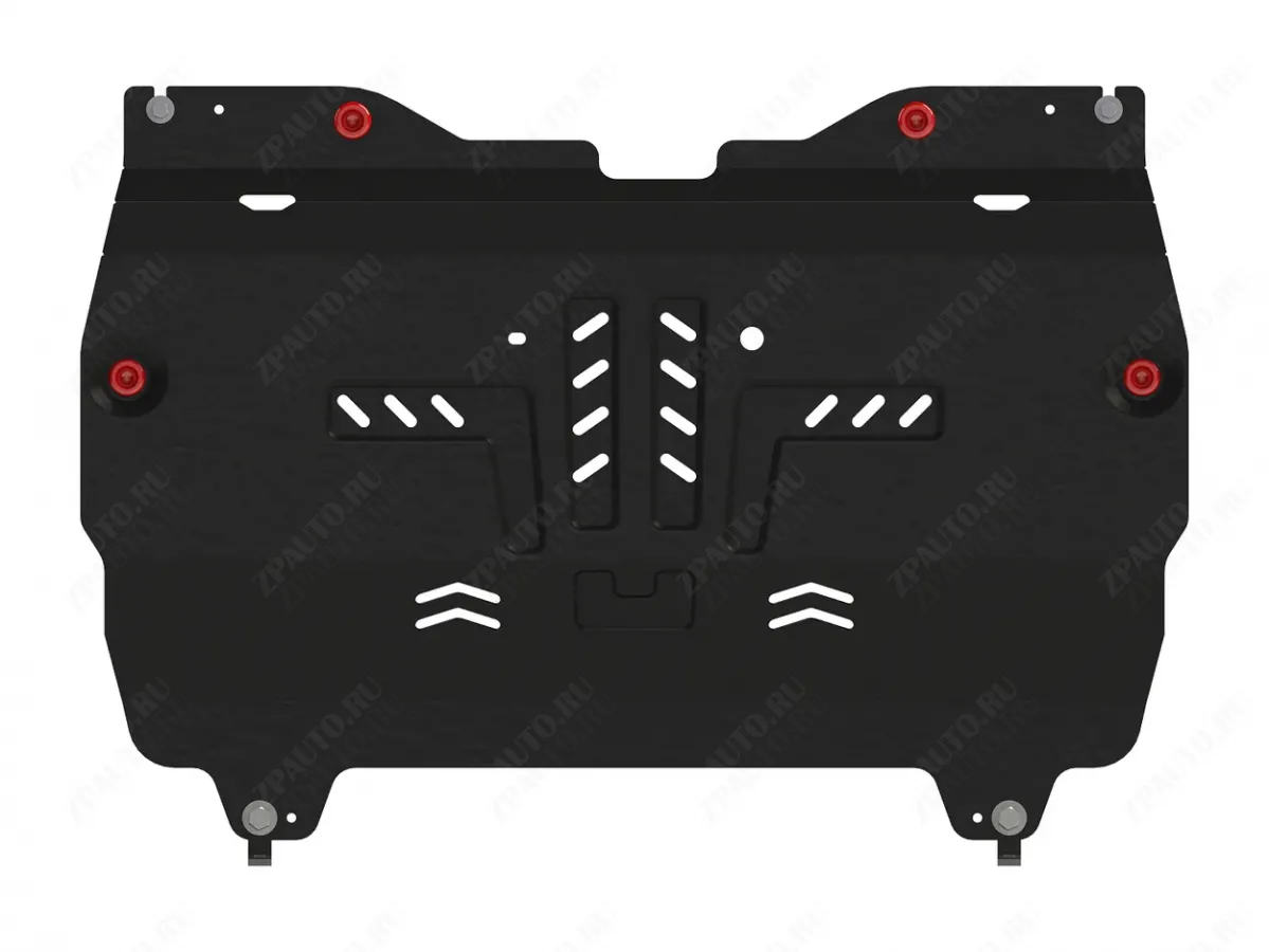 Защита картера и КПП для NISSAN Pathfinder  2021 - , V-3,5 AT FullWD, Sheriff, сталь 2,0 мм, арт. 15.5110