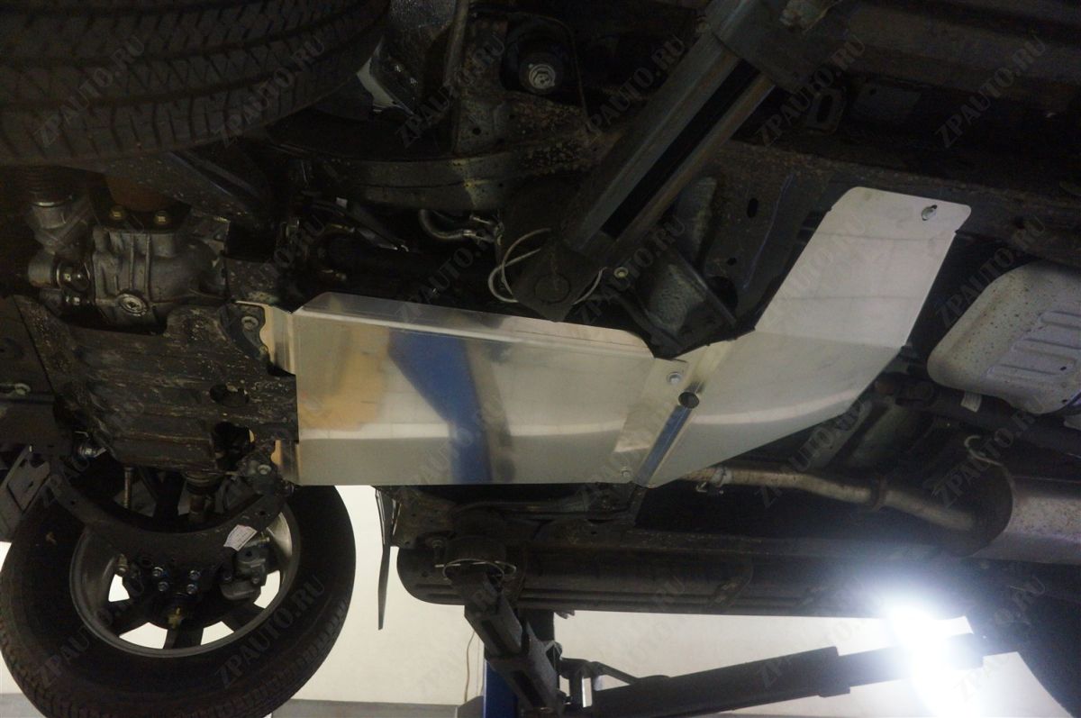 04.18ABC ЗАЩИТА АКПП+РК CHEVROLET TRAIL BLAZER V-2.8TD, (2012-2016) 2 Ч. (АЛЮМИНИЙ 4 ММ)