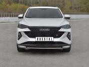 HAVAL F7X 4WD 2022- Защита переднего бампера d42 секции-d42 уголки HF7XZ-004001