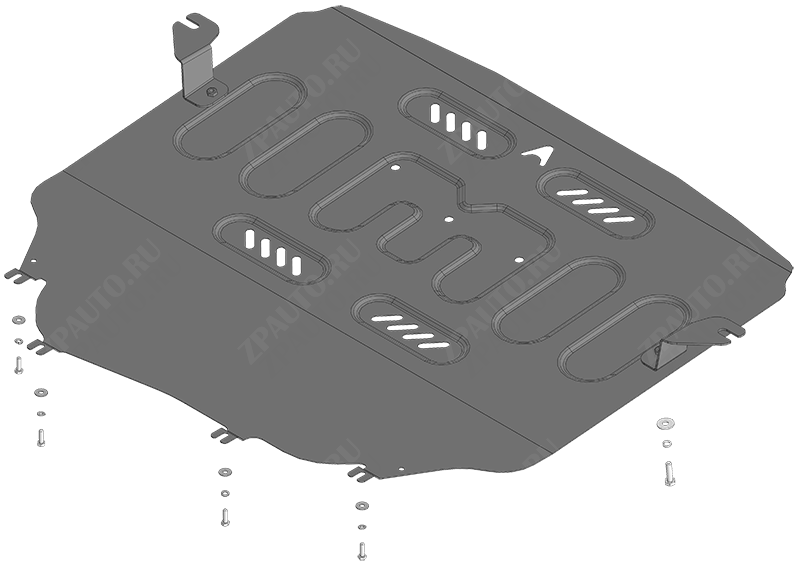 Защита АвтоСтандарт (Двигатель, Коробка переключения передач), 1,5 мм,  для Gac GS3  2024- арт. 57805