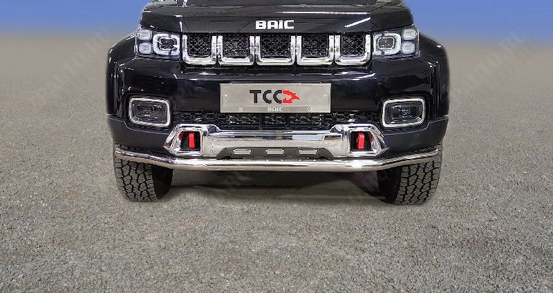 Защита передняя нижняя 60,3 мм Baic BJ40 2.0L 4WD 2023- арт. BAICBJ4023-02