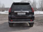 Защита заднего бампера d57 секции d42 уголки LCPZ-002868 для автомобиля TOYOTA LC PRADO 150 2017-, Slitkoff