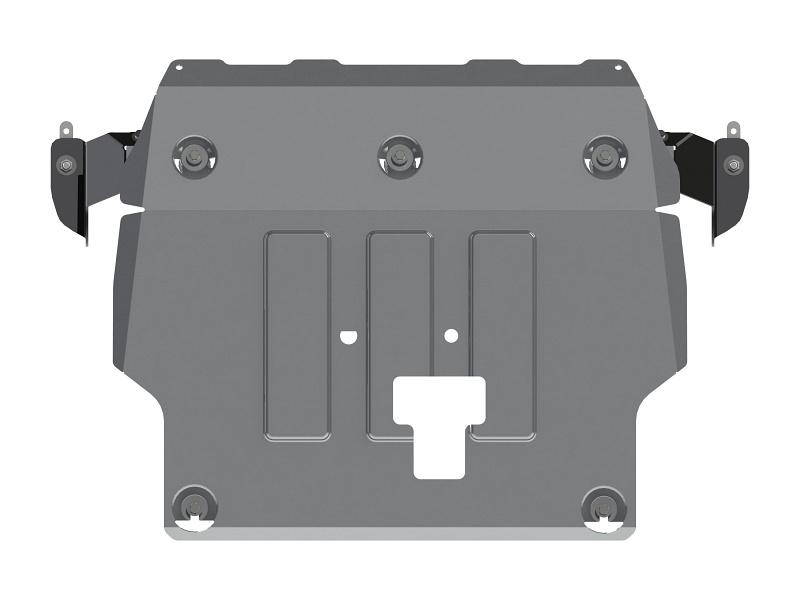 Защита картера и КПП для HYUNDAI Creta (IX25) 2016 - 2021, V-1,6; 2,0 MT,АТ 2wd / 4wd, Sheriff, алюминий 3 мм, арт. 10.3176