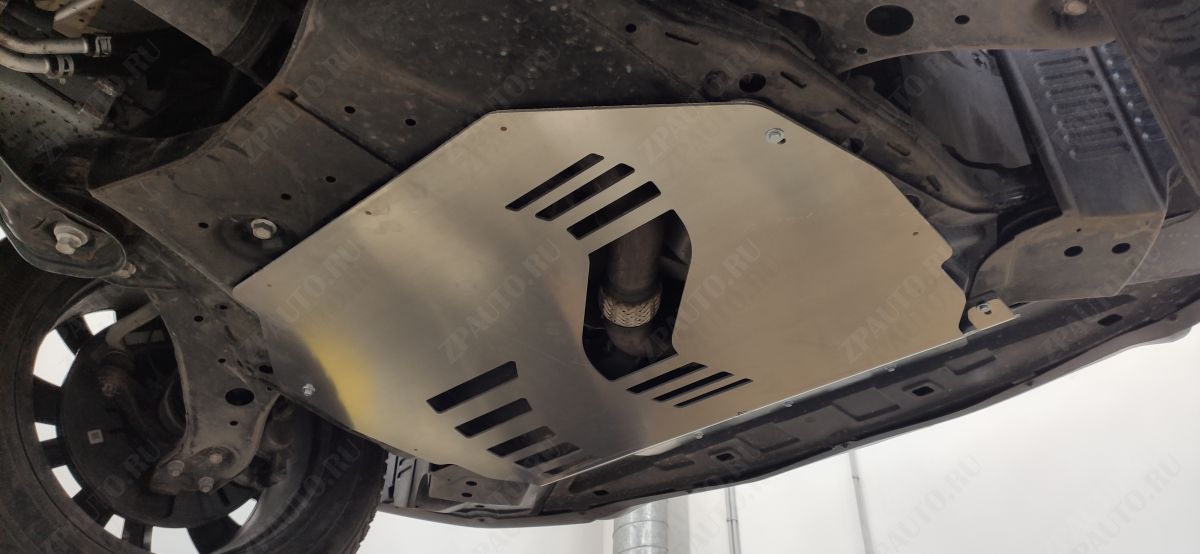 48.05ABC Защита картера ДВС и КПП CHANGAN CS95 PLUS, (2023-) (Алюминий 4мм)