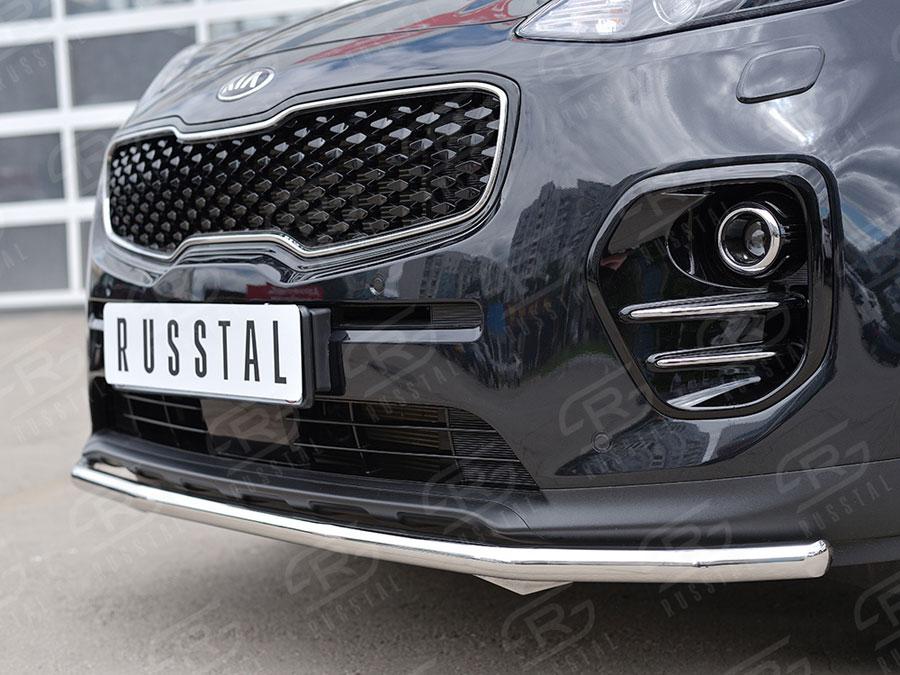 Защита переднего бампера d42 Kia Sportage 2016, Slitkoff KSZ-002278