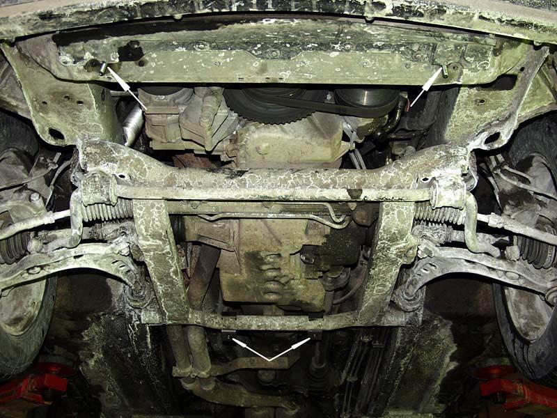 Защита картера для BMW 5 Series  1991 - 1995, V-2,5 4wd, Sheriff, сталь 2,0 мм, арт. 03.0403