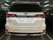 Защита заднего бампера угловая большая для автомобиля TOYOTA Fortuner 2017. TF.17.21, Россия