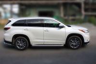 Пороги с площадкой D 60,3 (квинтет) для Toyota Highlander(Тойота Хайлендер), ALFeco арт. HIGHL-14.04