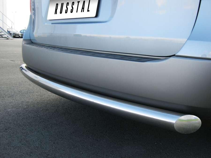 Защита заднего бампера d76 для Hyundai H1 2007, Slitkoff HHZ-000020