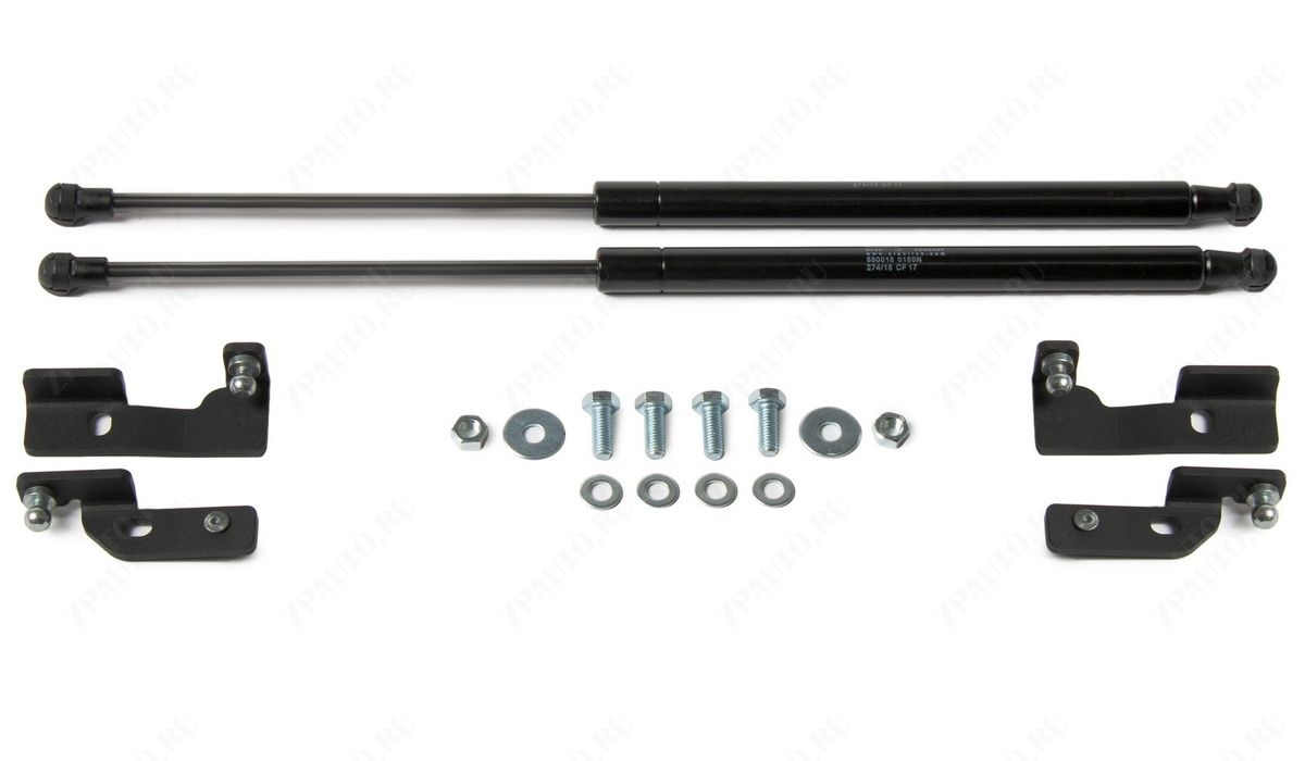 Амортизаторы капота АвтоУПОР (2 шт.) Toyota Corolla (2006-2012; 2010-2013), Rival, арт. UTOCOR021