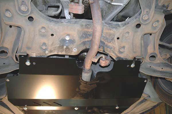 Защита картера и КПП для SKODA Roomster сборка Россия, Украина 2007 - 2009, V-1,2; 1,4, Sheriff, сталь 2,0 мм, арт. 21.1217