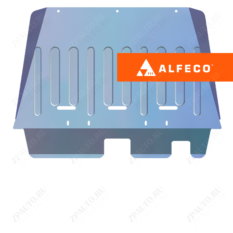 Защита  РК (установка невозможна без ALF15251st) Nissan Patrol 5dv (Y61) 2000-2010 V-3,0TD , ALFeco, алюминий 4мм, арт. ALF15242al-1