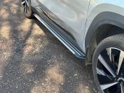 Пороги алюминиевые "Slim Line Silver" 1820 мм Geely Atlas 2023- арт. GEELEATL23-01S