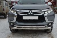 Защита переднего бампера двойная для автомобиля MITSUBISHI Pajero Sport 2017. MSPS.17.03, Россия
