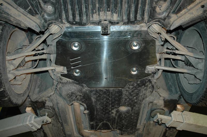 Защита картера для Mercedes-Benz GLK  2012 - 2015, V-2,2 CDI АТ, Sheriff, алюминий 5 мм, арт. 13.2619