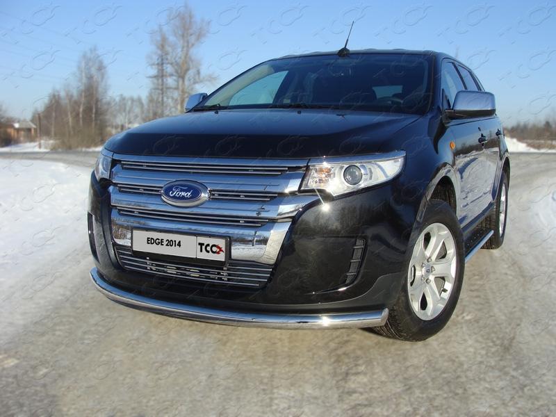 Защита передняя нижняя 76,1 мм для автомобиля Ford Edge 2014-2015 TCC Тюнинг арт. FOREDG14-02